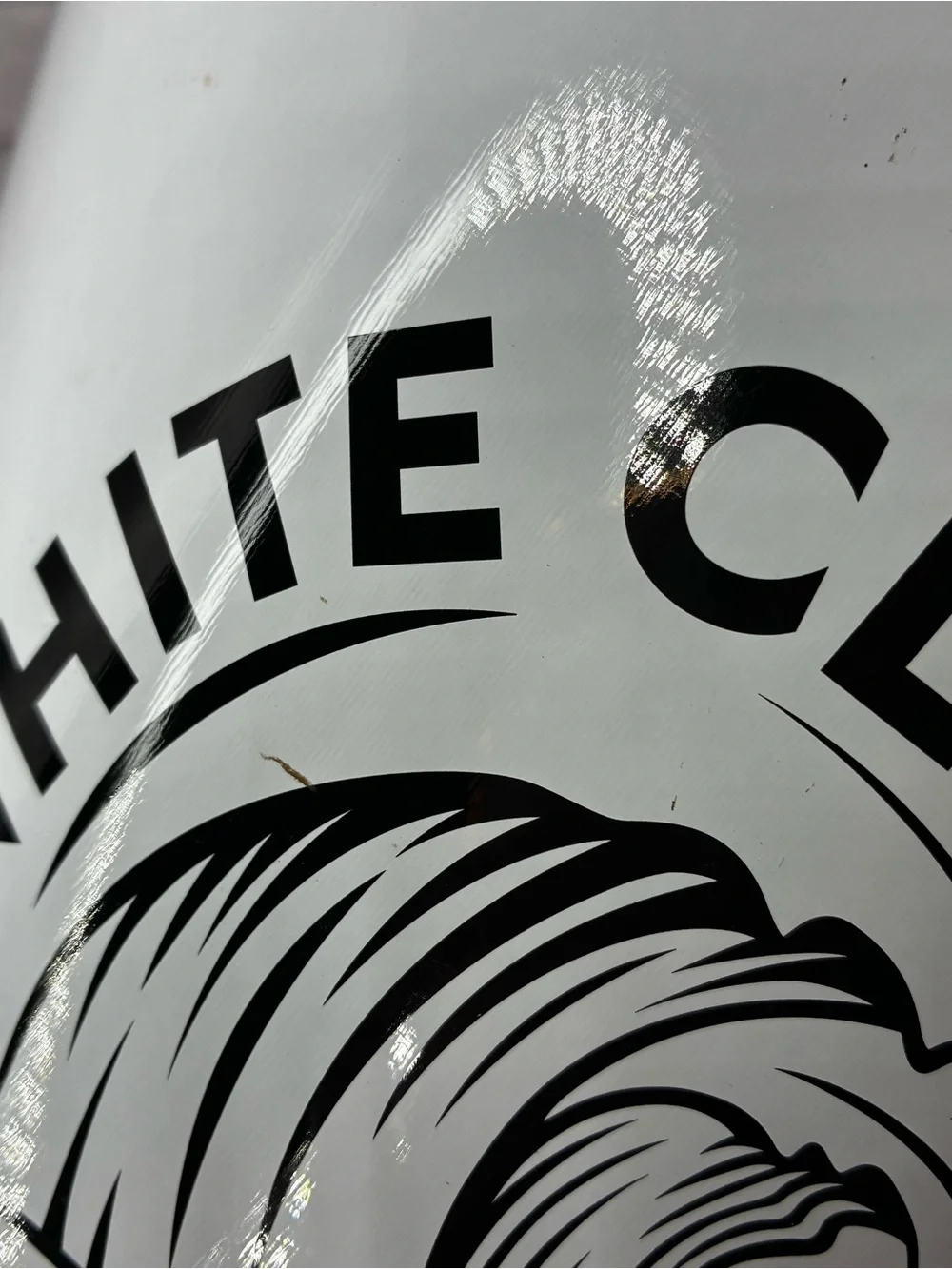 White Claw Hard Seltzer Can Metal Bucket Ice Pail Cold Drinks Bar Babe Cave GUC‎